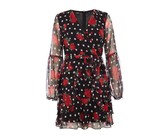 I Saw it First - Ladies Black Open Back Crochet Bodycon Dress