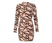 I Saw it First - Ladies Black Lace Frill Detail Skater Dress