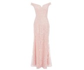 Quiz Ladies Petite Embroidered Dip Hem Dress - Grey