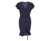 Quiz Ladies Curve Black Wrap Midi Dress