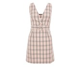 I Saw it First - Ladies Blue Double Layer Slinky Bardot Ruched Cut Dress