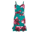 Quiz Ladies Cold Shoulder Midi Dress - Navy