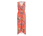 Quiz Ladies Blue Floral Wrap Midi Dress