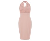 Quiz Ladies Mauve Floral Print Midi Dress - Mauve
