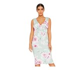 Quiz Ladies Mauve Floral Print Midi Dress - Mauve