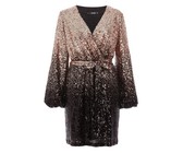 Quiz Ladies Mesh Sweetheart Embellished Dress - Pink