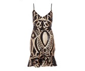 Quiz Ladies Curve Animal Print Wrap Dress