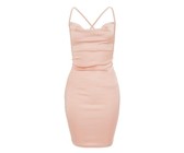 Quiz Ladies Mauve Floral Print Midi Dress - Mauve
