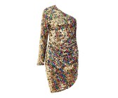 I Saw it First - Ladies Black Polka Dot Angel Sleeve Maxi Dress