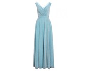 Quiz Ladies Petite Embroidered Dip Hem Dress - Grey