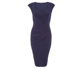 Quiz Ladies Mauve Floral Print Midi Dress - Mauve