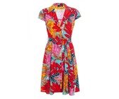 Quiz Ladies Tropical Print Skater Dress - Multi