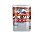 Top Paints Wood Glaze Water-Based Marine Varnish Matt Suede 5L - Clear