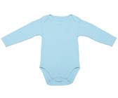 PepperST Blue Long Sleeve Baby Grow - 3-6 Months (2 Pack)