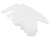 PepperST White Short Sleeve Baby Grow - 3-6 Months (5 Pack)