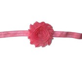 Detailed Rose Headband - Aqua