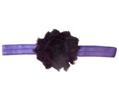 Detailed Rose Headband - Aqua