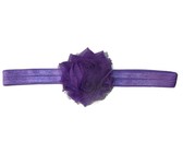 Detailed Rose Headband - Aqua