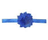 Detailed Rose Headband - Aqua