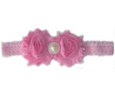 Detailed Rose Headband - Aqua