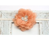 Diamante Solid Headband - Dusty Pink