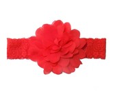 Chiffon Headband Detailed Lace - Lime