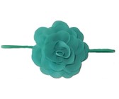 Detailed Rose Headband - Aqua