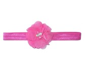Diamante Thin Headband - Grey