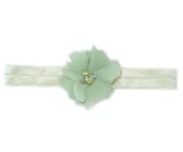 Fine Flower Headband - Hot Pink