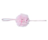 Fine Flower Headband - Hot Pink