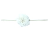 Fine Flower Headband - Hot Pink