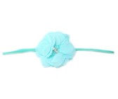 Fine Flower Headband - Hot Pink