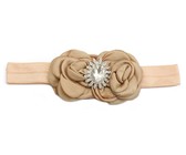 Diamante Solid Headband - Dusty Pink