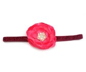 Diamante Solid Headband - Dusty Pink