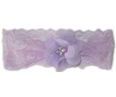 Chiffon Headband Detailed Lace - Lime