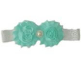 Tiny Bow Fine Diamante Headband - Tan