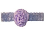 Puffy Rose Headband - Lilac