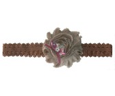 Triple Flower Headband - Yellow