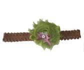 Triple Flower Headband - Yellow