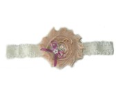 Triple Flower Headband - Yellow