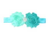 Chiffon Headband Detailed Lace - Lime