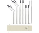 Reusable Organic Bamboo Drinking Straws - Pack Of 20