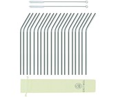 Reusable Organic Bamboo Drinking Straws - Pack Of 20