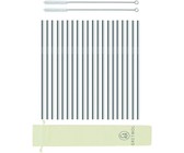 Reusable Organic Bamboo Drinking Straws - Pack Of 20