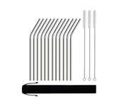 Reusable Silicone Tips For Stainless Steel Straws - 8 Pack