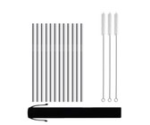 Reusable Silicone Tips For Stainless Steel Straws - 8 Pack