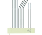 Reusable Silicone Tips For Stainless Steel Straws - 8 Pack