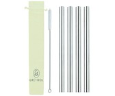 Reusable Silicone Tips For Stainless Steel Straws - 8 Pack