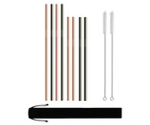 Reusable Silicone Tips For Stainless Steel Straws - 8 Pack