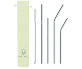 Reusable Silicone Tips For Stainless Steel Straws - 8 Pack